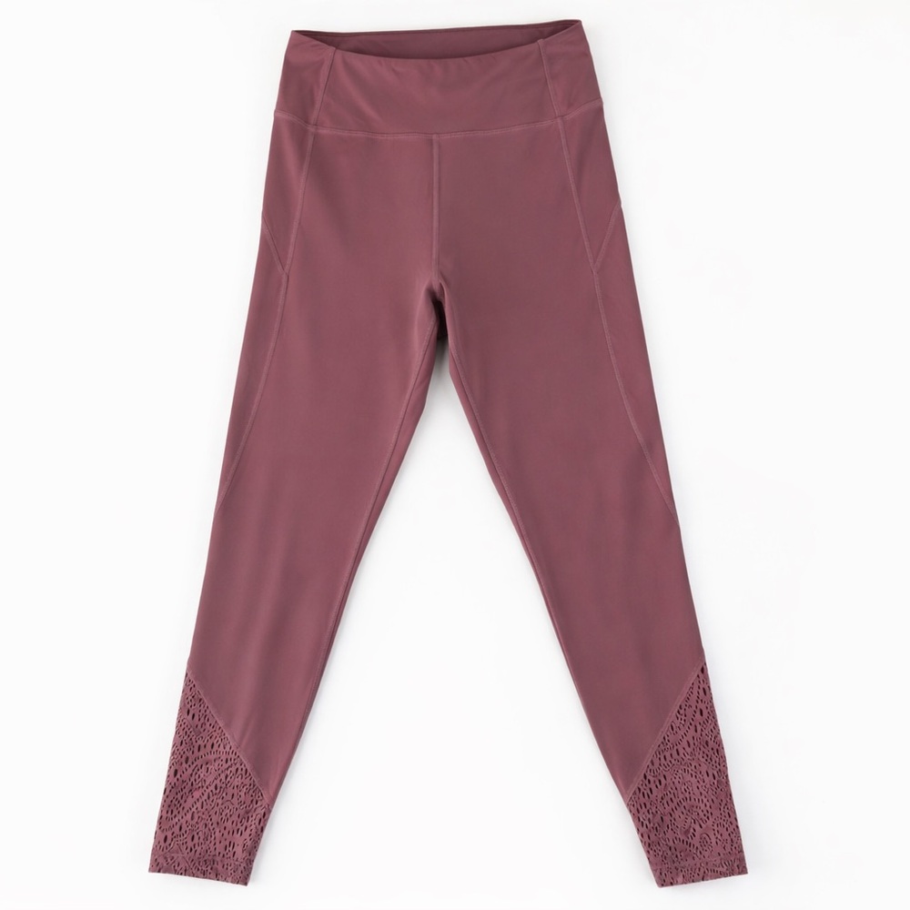 Pink Sport VS Mauve High Rise Leggings Medium Laser Cut Ankle